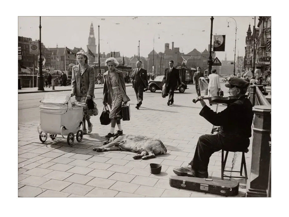 Muziek bij het Centraal Station - 1950