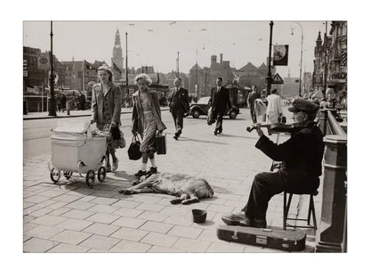 Muziek bij het Centraal Station - 1950
