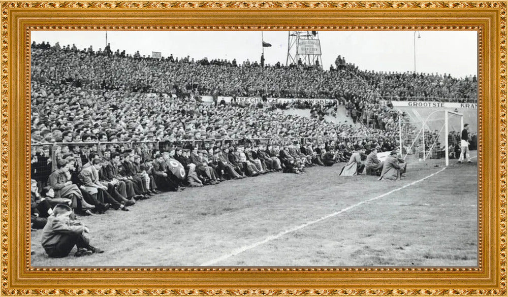 Publiek bij de Galgenwaard - 1955