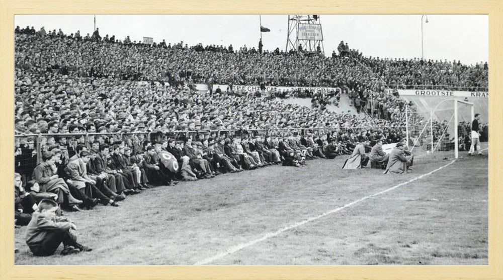 Publiek bij de Galgenwaard - 1955
