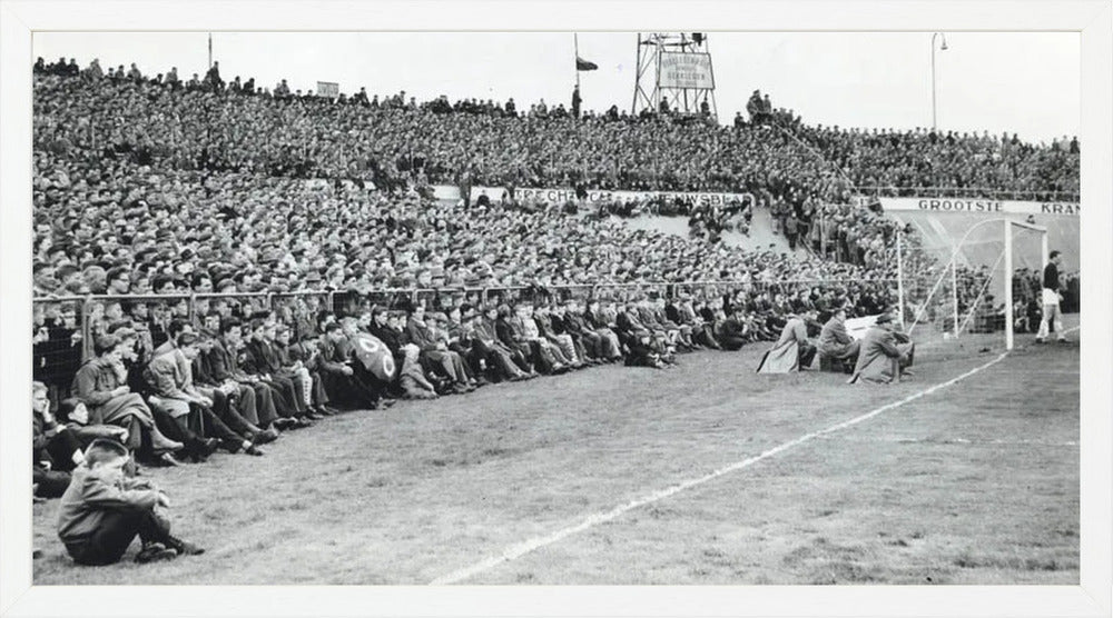 Publiek bij de Galgenwaard - 1955
