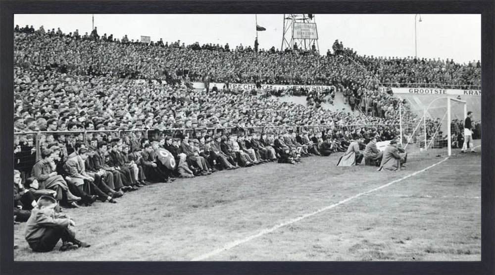 Publiek bij de Galgenwaard - 1955