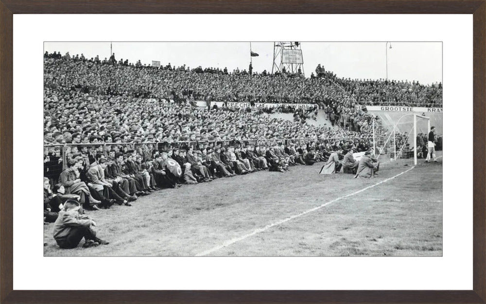 Publiek bij de Galgenwaard - 1955