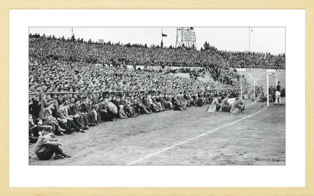 Publiek bij de Galgenwaard - 1955