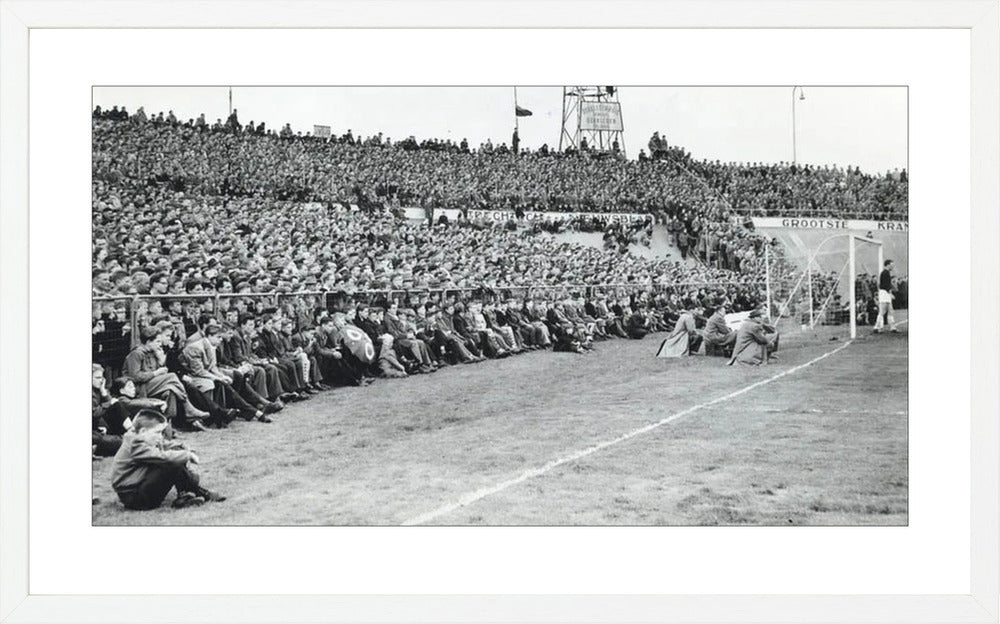 Publiek bij de Galgenwaard - 1955