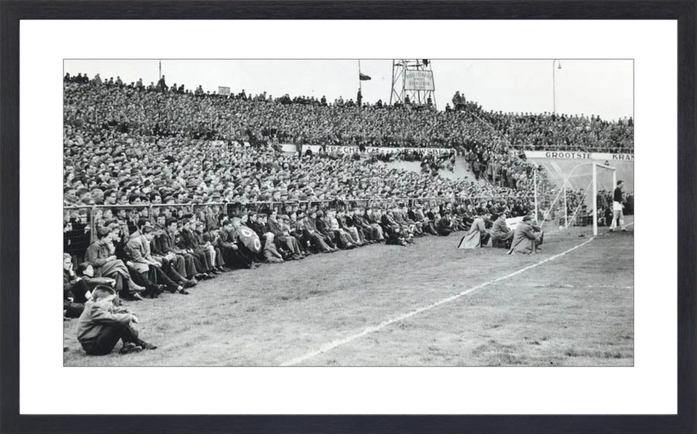Publiek bij de Galgenwaard - 1955