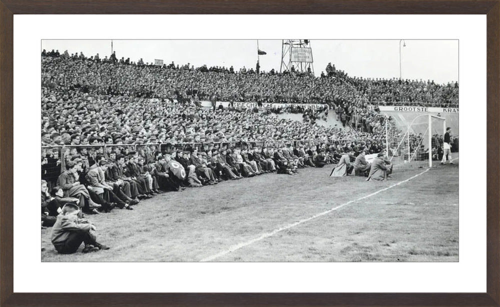 Publiek bij de Galgenwaard - 1955