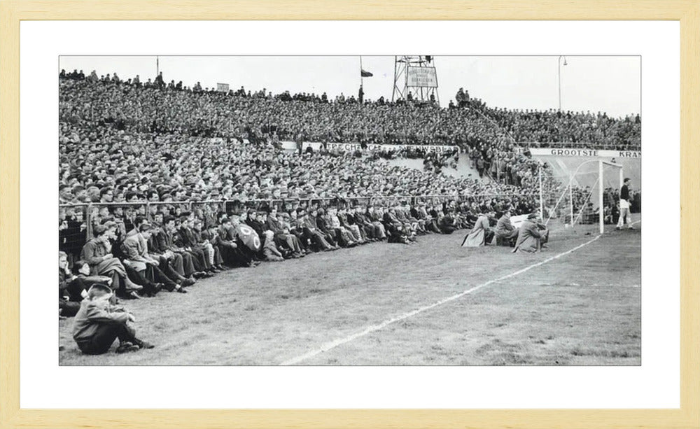 Publiek bij de Galgenwaard - 1955