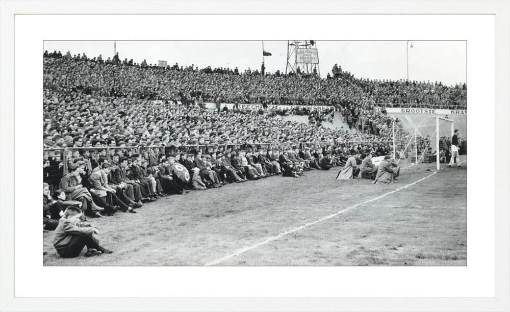Publiek bij de Galgenwaard - 1955