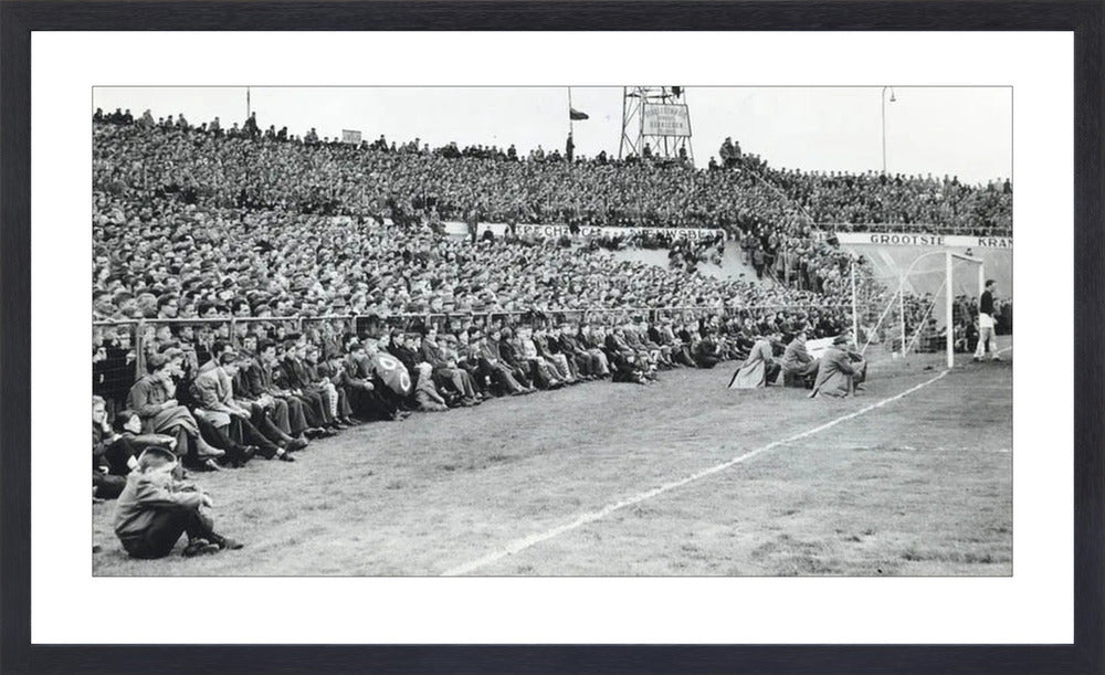 Publiek bij de Galgenwaard - 1955