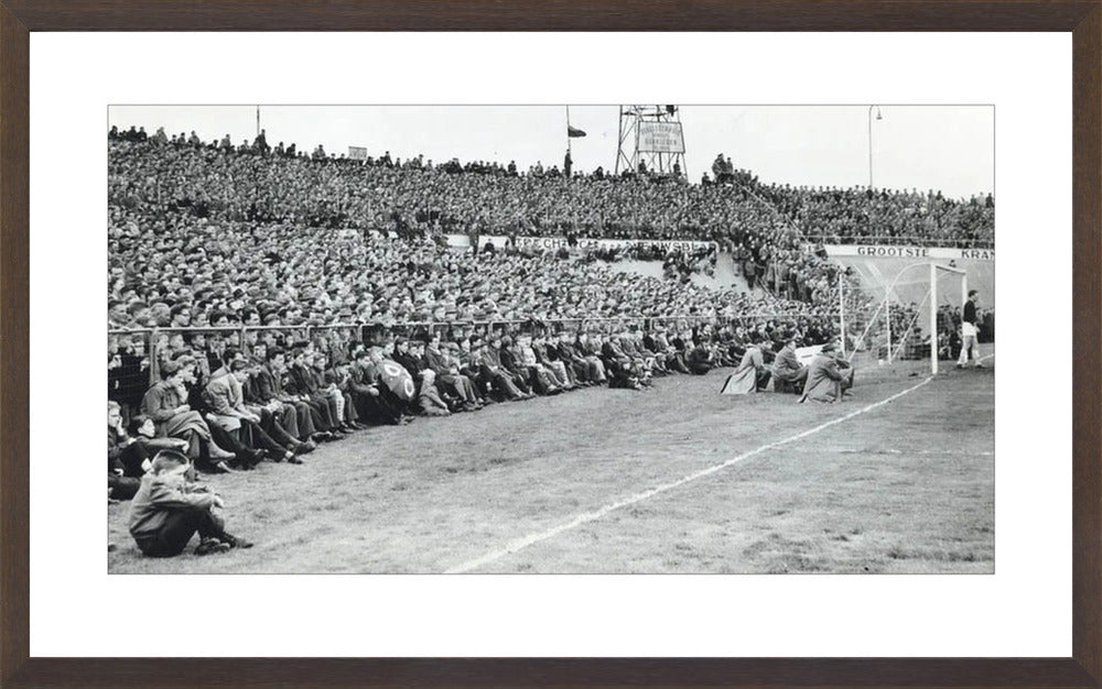 Publiek bij de Galgenwaard - 1955