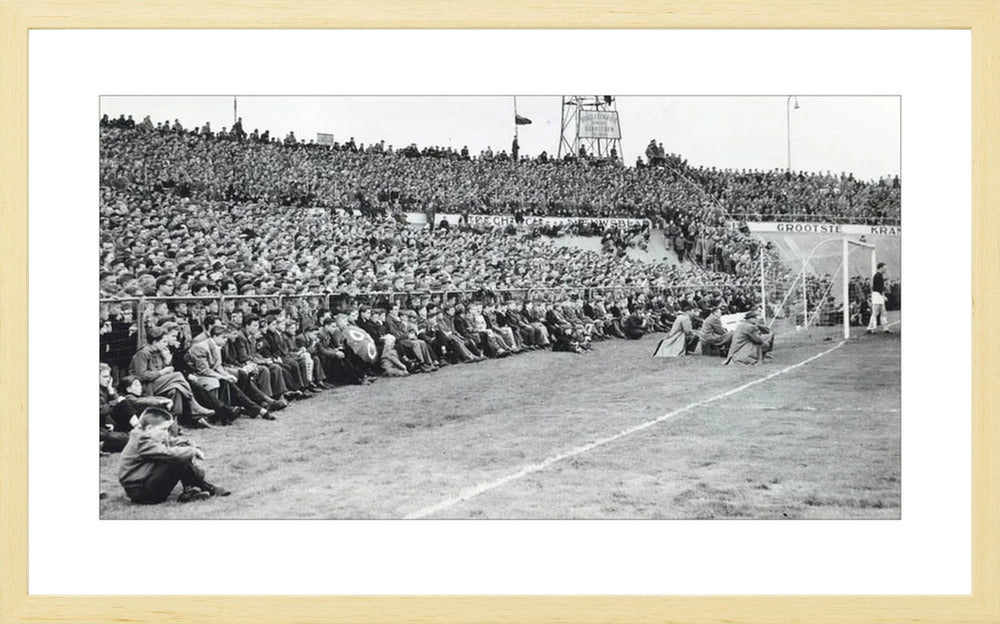 Publiek bij de Galgenwaard - 1955