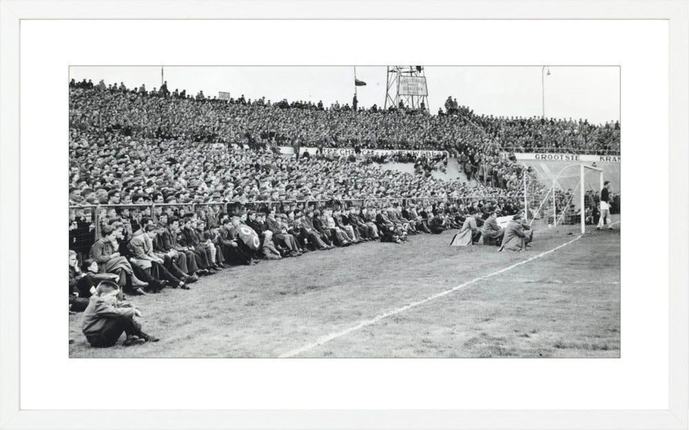 Publiek bij de Galgenwaard - 1955