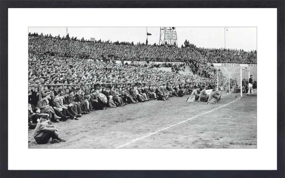 Publiek bij de Galgenwaard - 1955