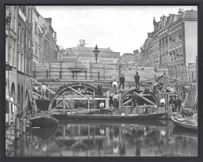 Herstel van de Maartensbrug - 1906