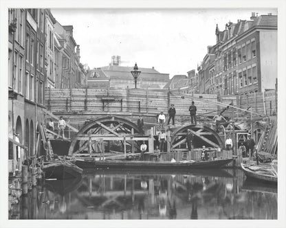 Herstel van de Maartensbrug - 1906