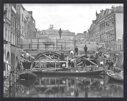 Herstel van de Maartensbrug - 1906