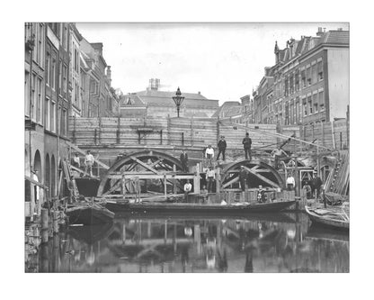 Herstel van de Maartensbrug - 1906