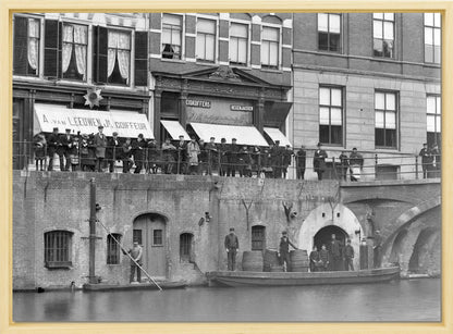 Werfkelders aan de Oudegracht - 1906