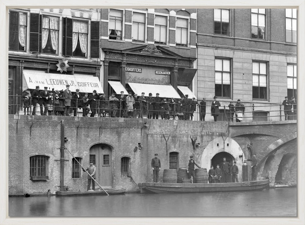 Werfkelders aan de Oudegracht - 1906