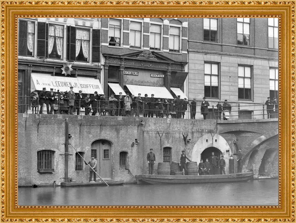 Werfkelders aan de Oudegracht - 1906