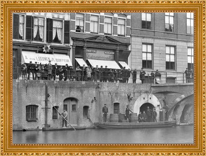 Werfkelders aan de Oudegracht - 1906