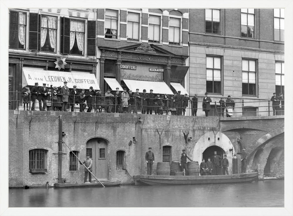 Werfkelders aan de Oudegracht - 1906
