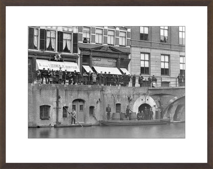 Werfkelders aan de Oudegracht - 1906