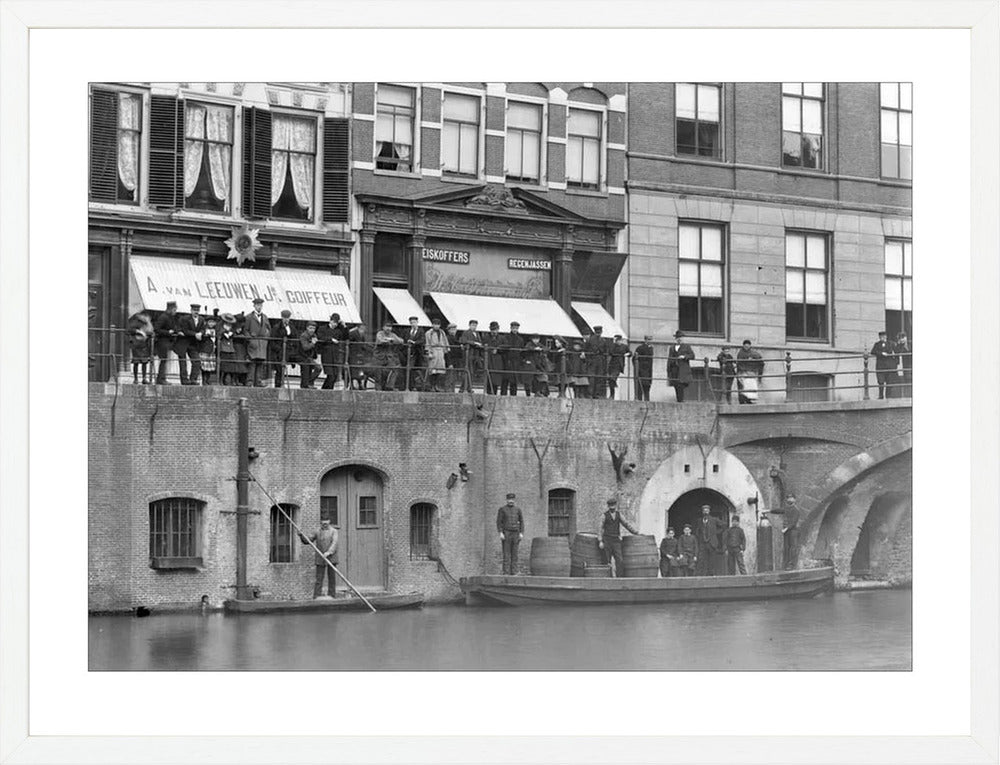 Werfkelders aan de Oudegracht - 1906