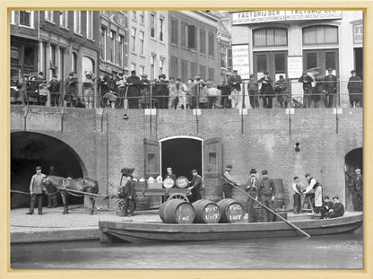 Handel op de Oudegracht - 1906