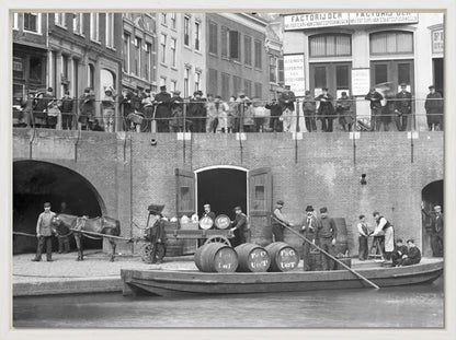 Handel op de Oudegracht - 1906