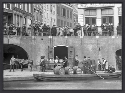 Handel op de Oudegracht - 1906