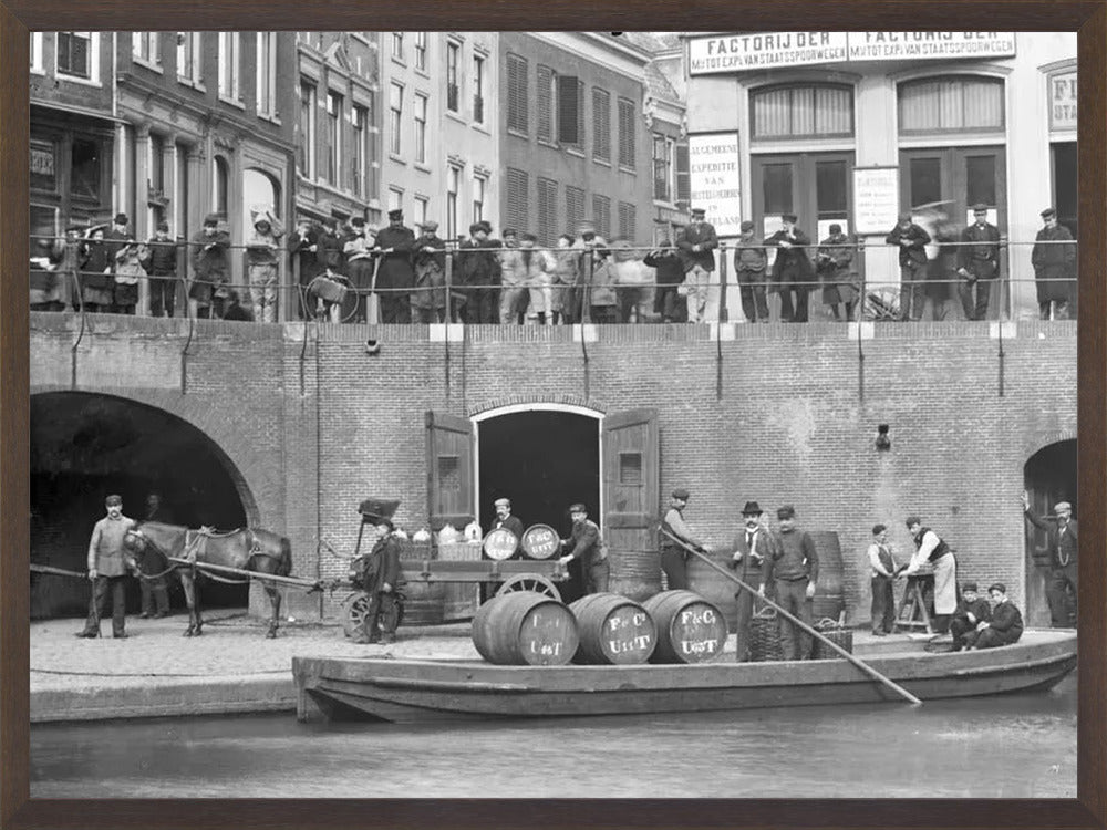 Handel op de Oudegracht - 1906