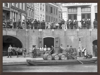 Handel op de Oudegracht - 1906