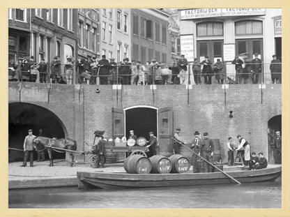 Handel op de Oudegracht - 1906