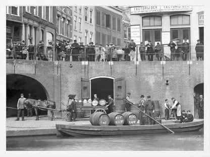 Handel op de Oudegracht - 1906