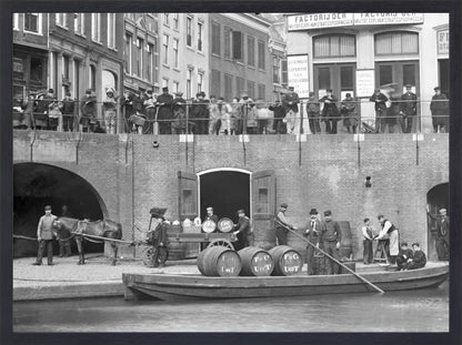 Handel op de Oudegracht - 1906
