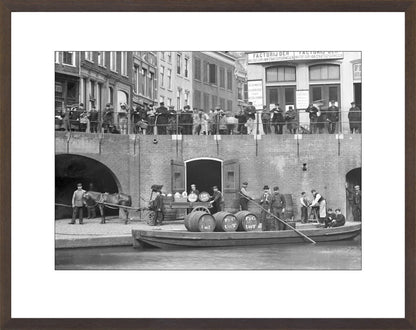 Handel op de Oudegracht - 1906