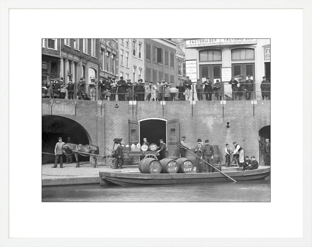 Handel op de Oudegracht - 1906