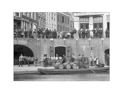 Handel op de Oudegracht - 1906