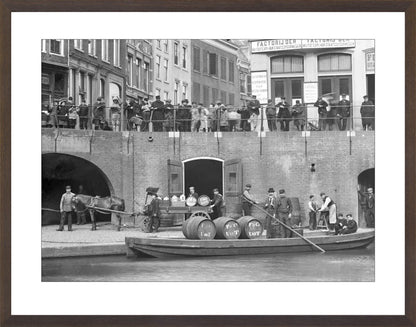 Handel op de Oudegracht - 1906