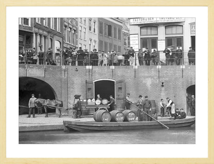 Handel op de Oudegracht - 1906