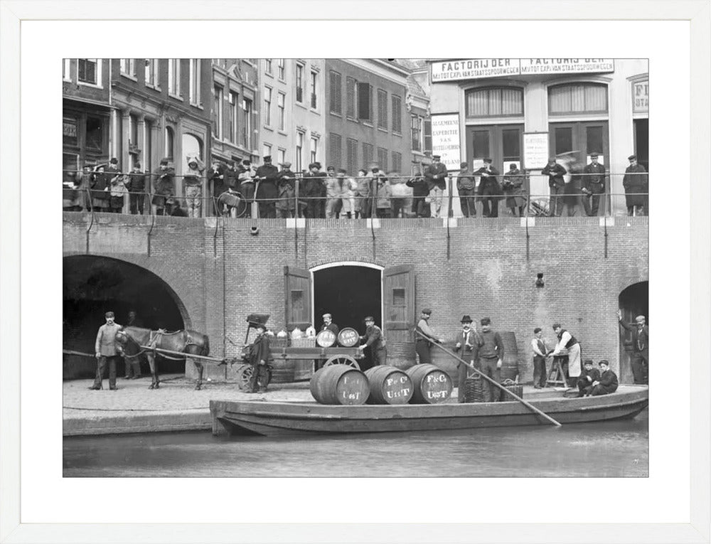 Handel op de Oudegracht - 1906