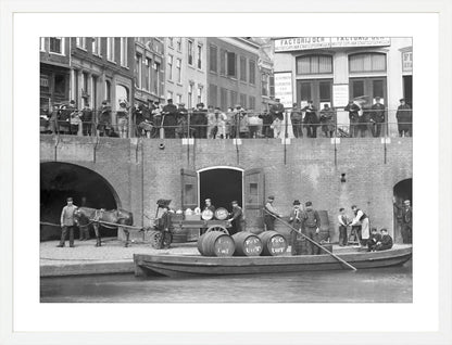 Handel op de Oudegracht - 1906