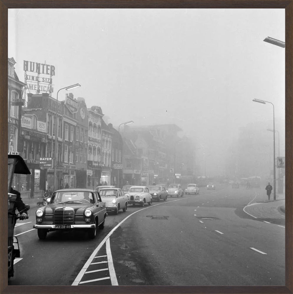 Verkeer op het Vredenburg - 1962
