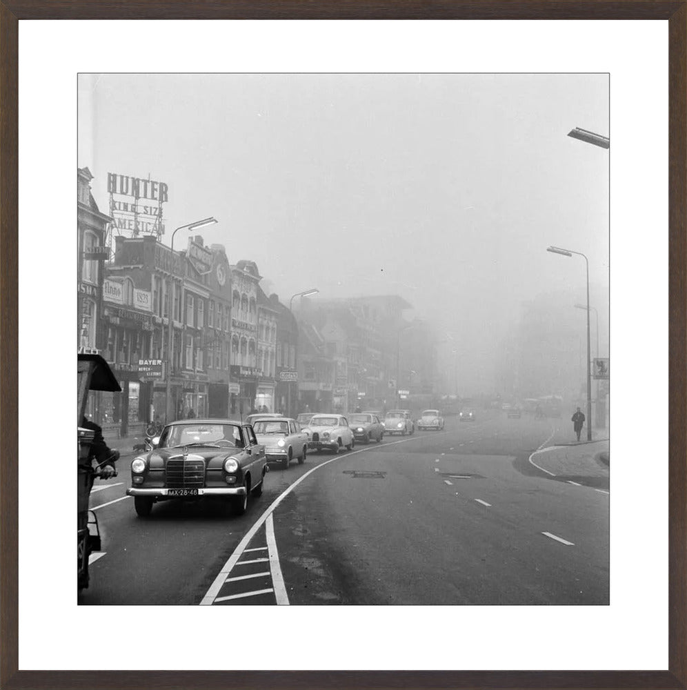 Verkeer op het Vredenburg - 1962