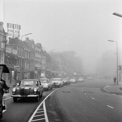 Verkeer op het Vredenburg - 1962