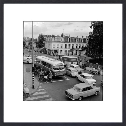 Verkeer op de Wittevrouwenbrug - 1965