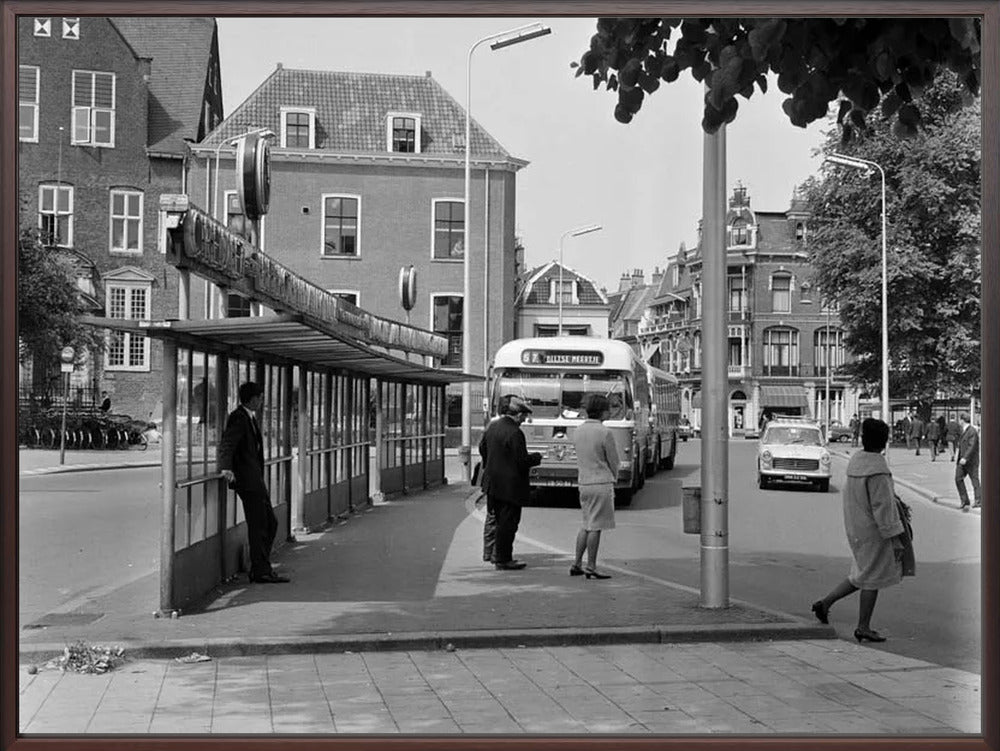 Bushalte aan het Janskerkhof - 1966