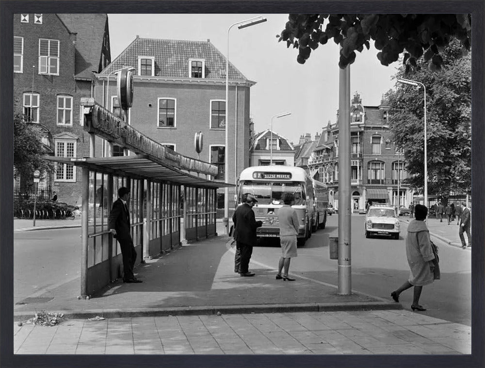 Bushalte aan het Janskerkhof - 1966
